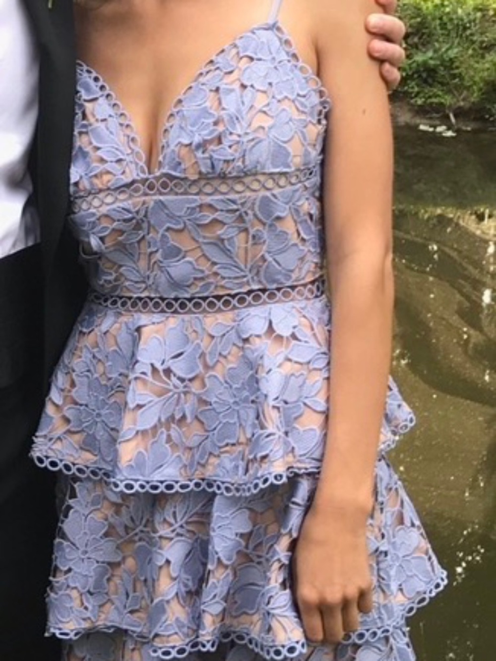 Seu Lee Camelia Embroidered Dress